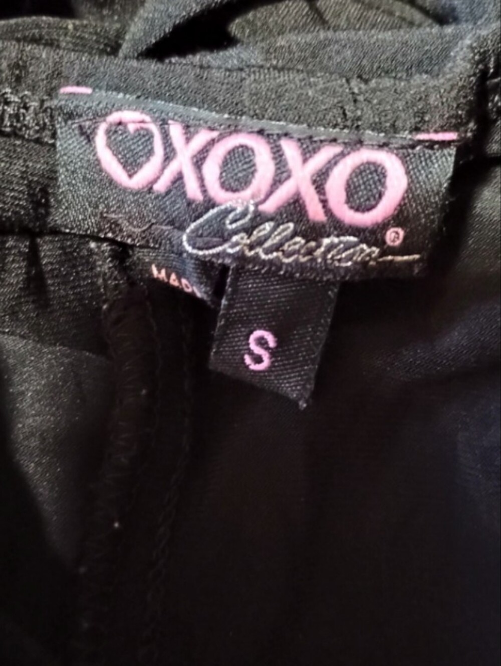 XOXO Black Halter Asymmetrical Dress - Picture 2 of 2